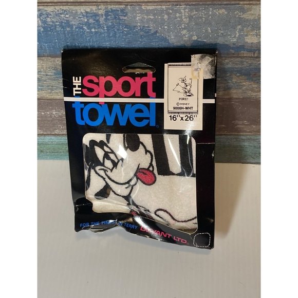 Disney Goofy Golf sport towel NIP Vintage Fore! 16x26 - Picture 1 of 6
